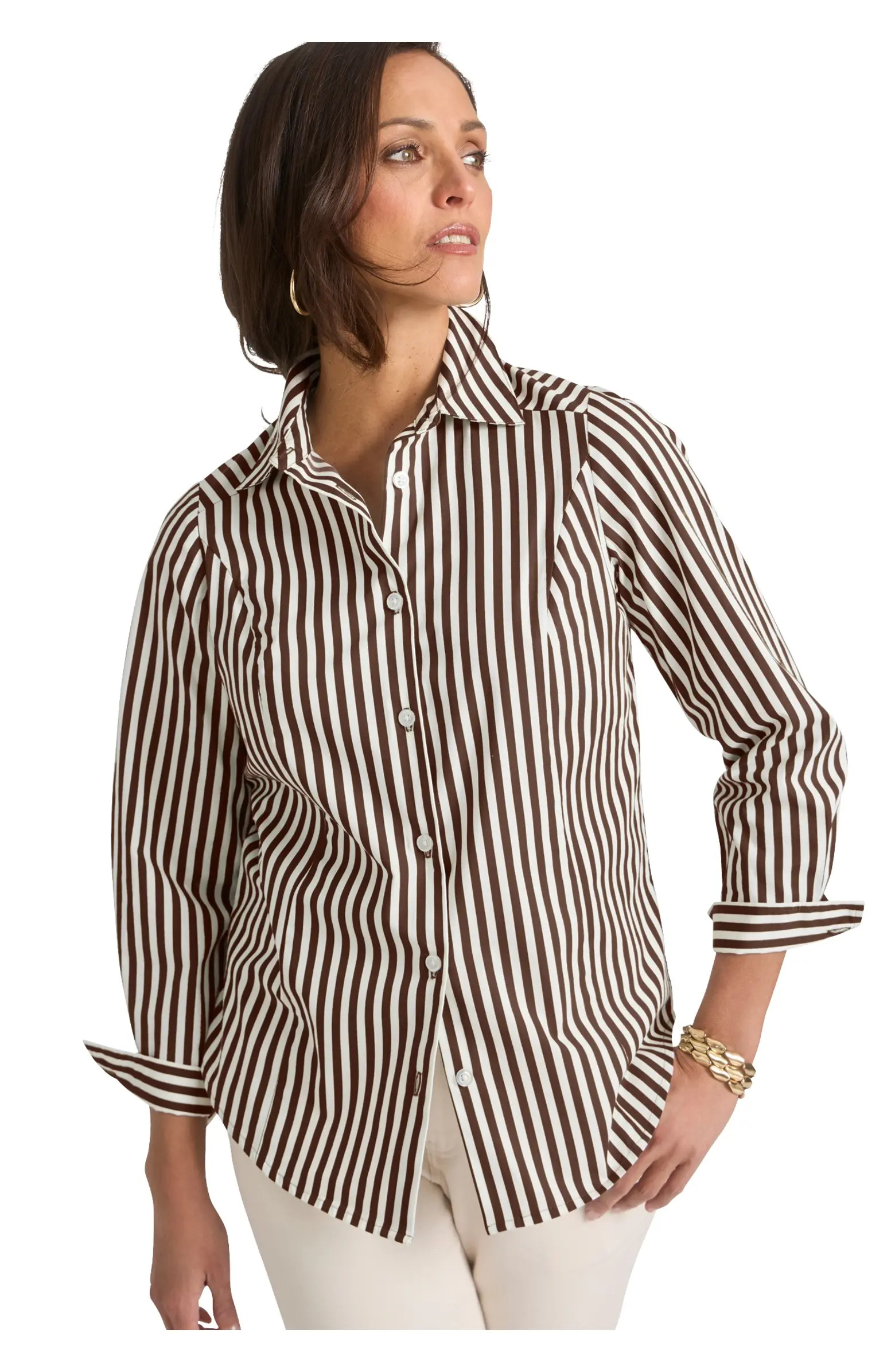 Wrinkle-Free Stretch Poplin Shirt | Nordstrom