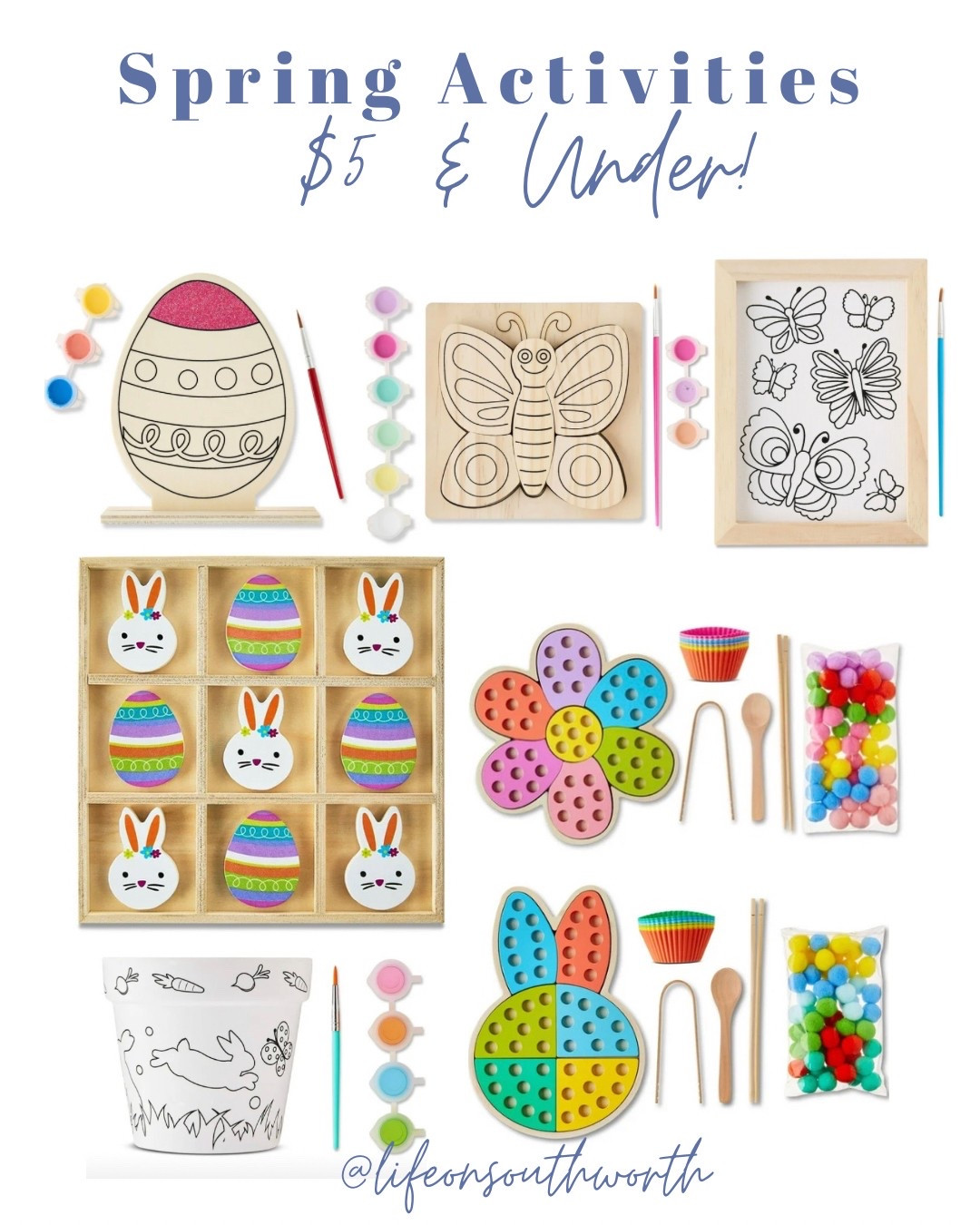 Make memories & easy fun with your kids this Spring! My kids love any chance to get creative & paint. I’ve found a variety of arts & crafts just in time for Spring. Plus, they’re ALL $5 & under! Such fun & budget friendly finds. 

#LTKSeasonal #LTKFamily #LTKKids