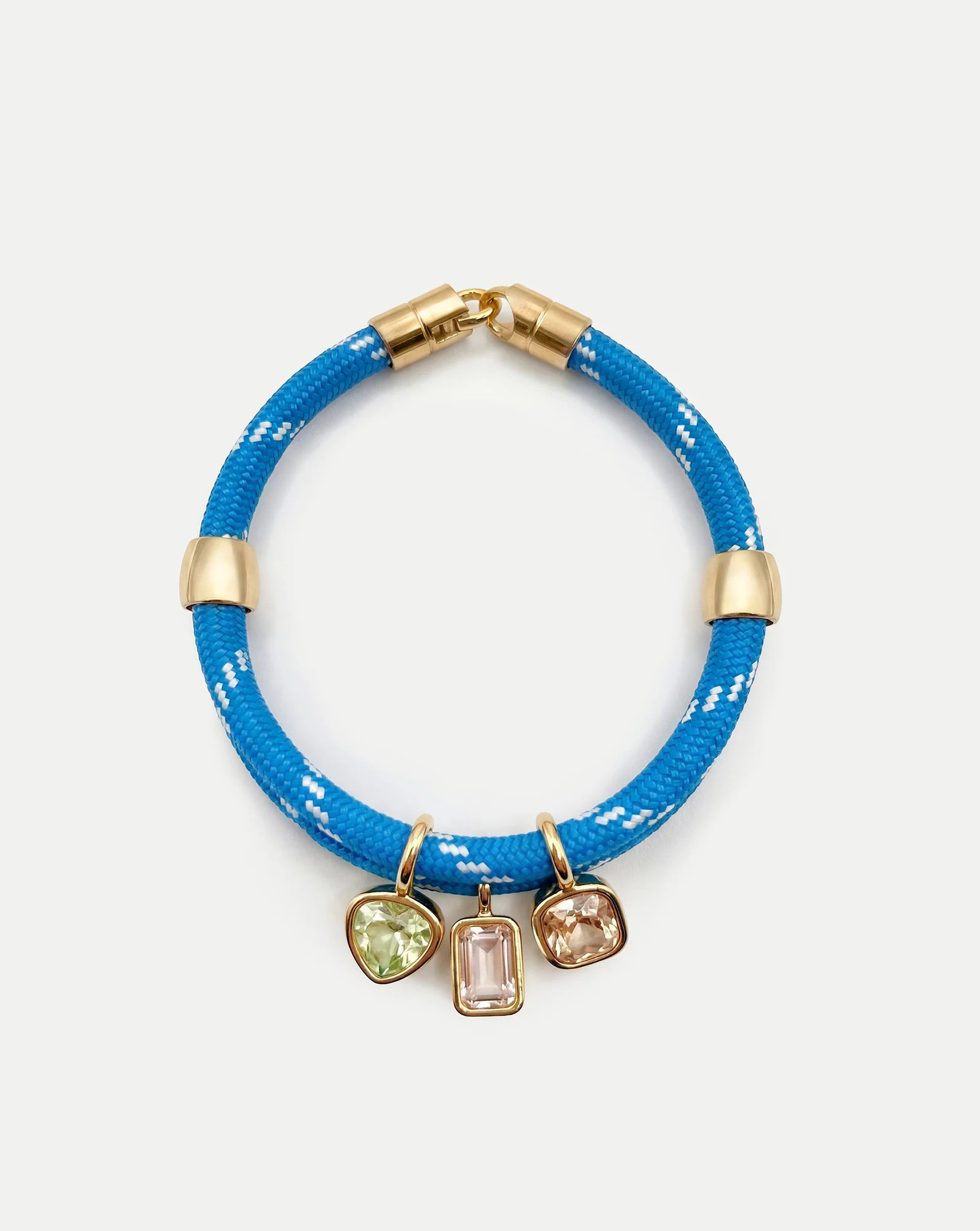 Veronica Beard Paracord Charm Bracelet Light Blue | Veronica Beard