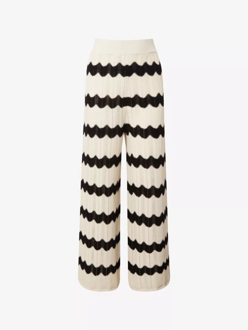 Keily striped knitted trousers | Selfridges