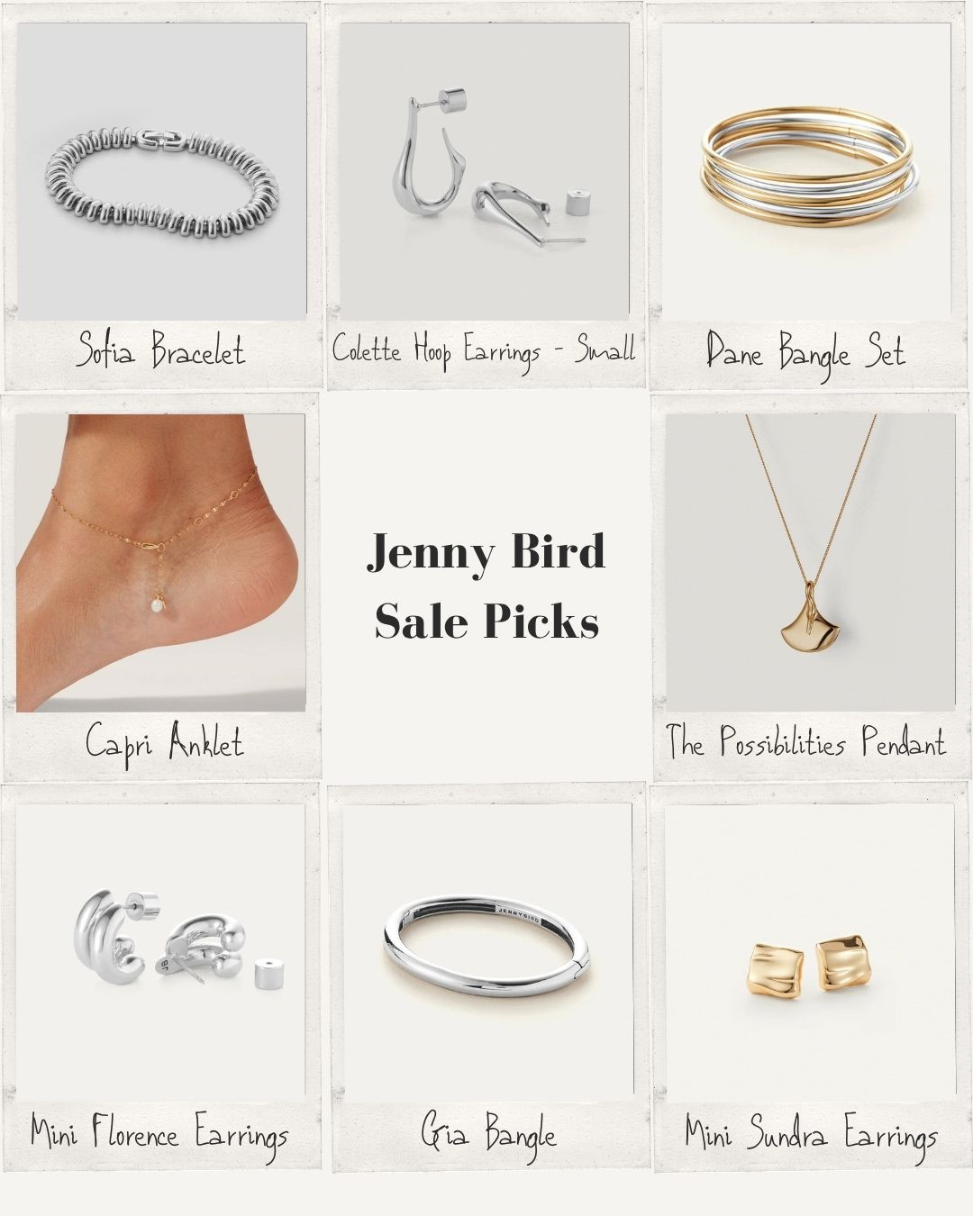 Sharing my Jenny Bird sale picks that include a mixed metal bangle set, a silver bracelet I have been eyeing for over a year, and a few cute earrings. 

 

#LTKSaleAlert