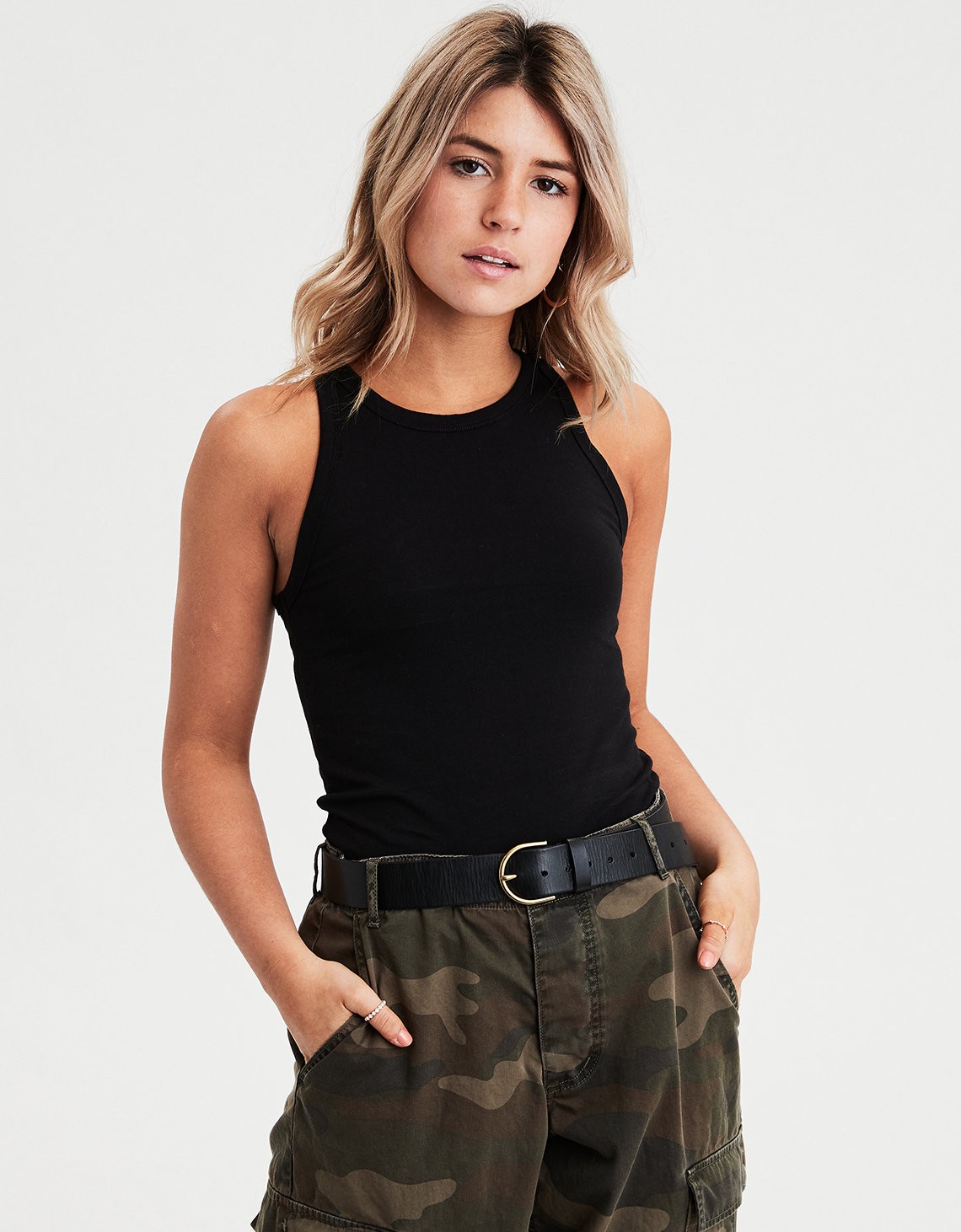 AE High Neck Tank Top | American Eagle Outfitters (US & CA)