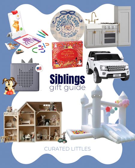 I love a good sibling gift from the Big Guy. It’s something they jointly get. We’ve done a playset, ride on cars and a kitchen. These are some great ideas for any budget.

#LTKsalealert #LTKkids #LTKGiftGuide
