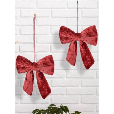 15" H x 14" W Red Decorative Bow | Wayfair North America