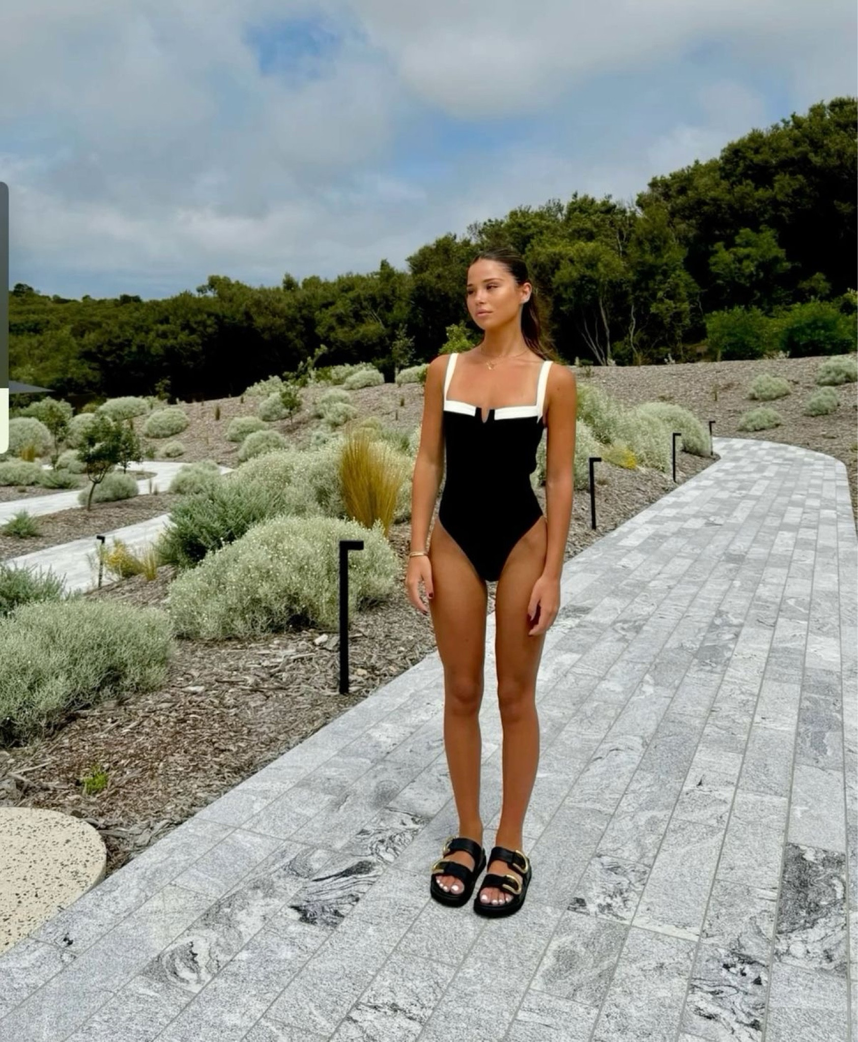 Step into summer with this stunning black and white swimsuit, perfect for turning heads by the pool or on the beach. 🌞✨ Embrace effortless elegance and elevate your swimwear game! #PoolsidePerfection #SummerVibes #ChicSwimwear #BeachReady

#LTKTravel #LTKStyleTip #LTKSwim