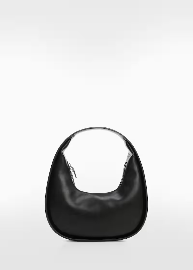 Leather-effect shoulder bag -  Women | Mango USA | MANGO (US)