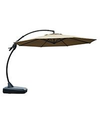 Grand patio 11 FT Deluxe NAPOLI Curvy Aluminum Offset Umbrella, Patio Cantilever Umbrella with We... | Amazon (US)