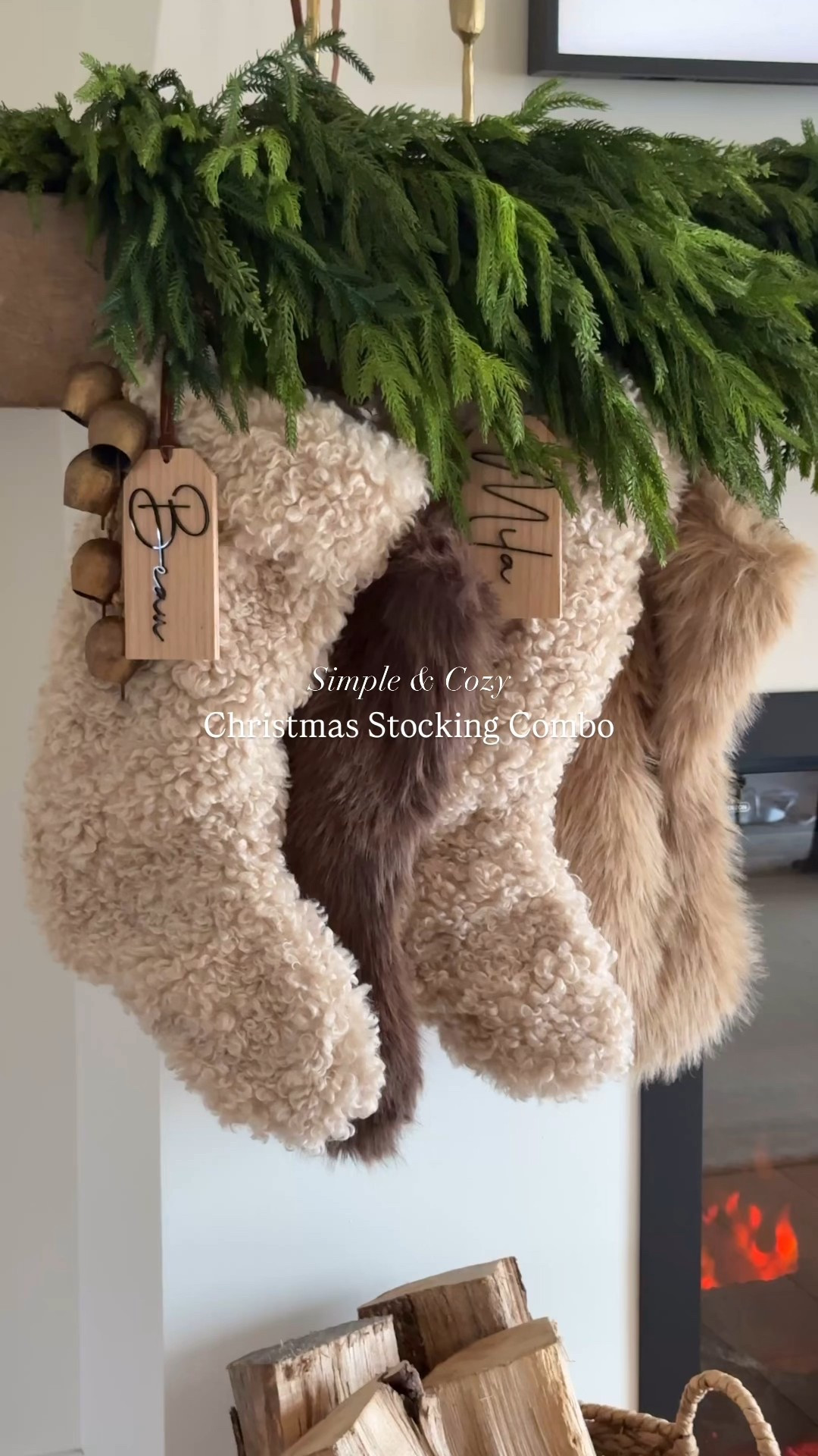 I can’t get over this cozy Christmas stocking combo! It adds so much texture and softness to my mantle. 

#LTKsale #LTKhome #LTKstyletip
