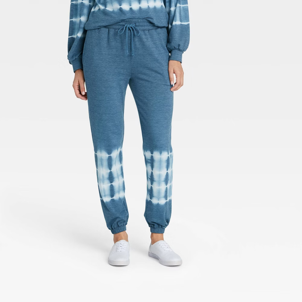Woen' Tie-Dye Jogger Pant - Knox Roe™ Navy | Target