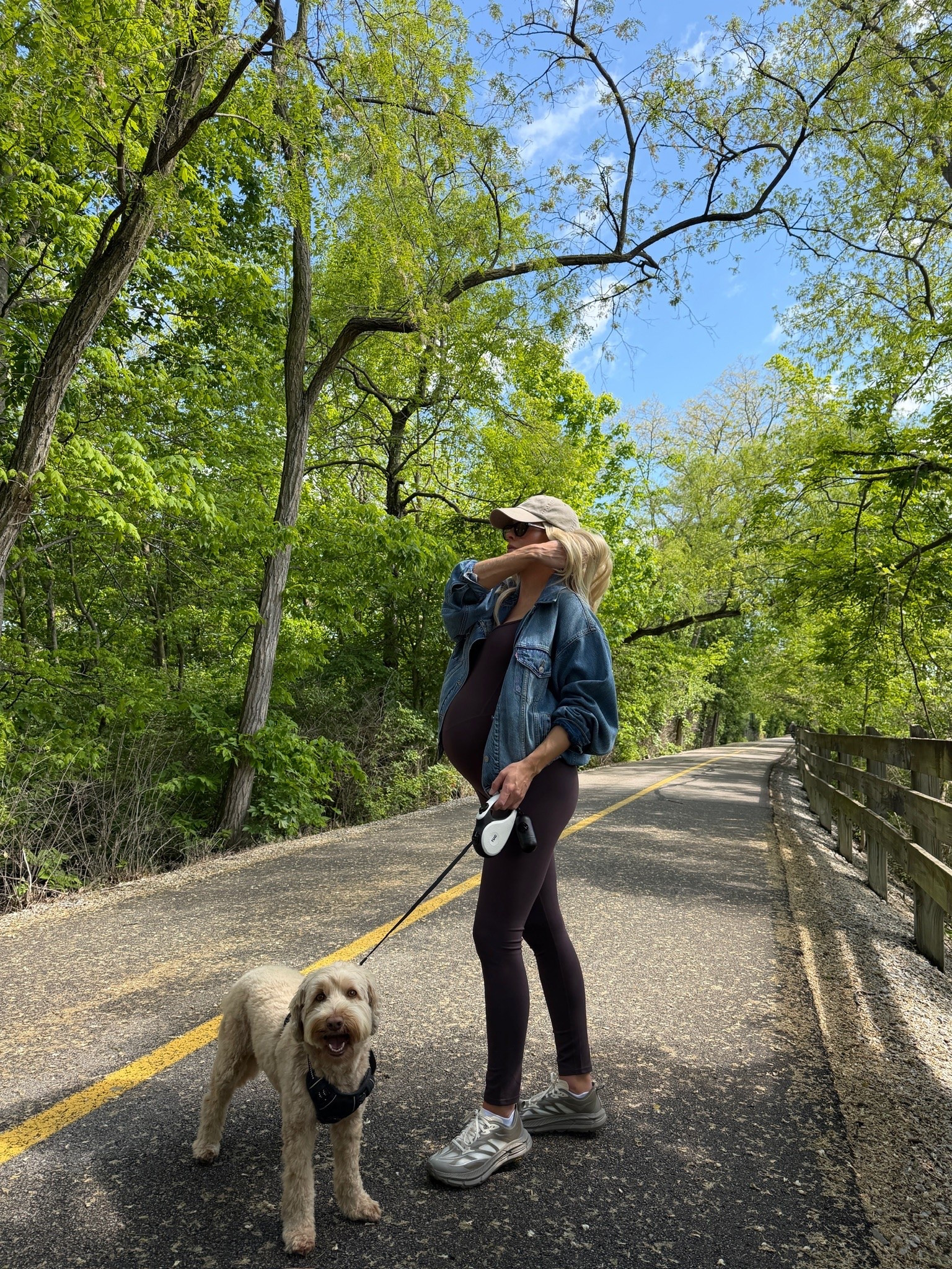 Size large in onesie (sized up 2 for pregnancy), medium in jacket, shoes tts! #kathleenpost

Athleisure, bump friendly, walking outfit, errands outfit, maternity look, casual spring look

#LTKdayinmylife #LTKSeasonal #LTKBump