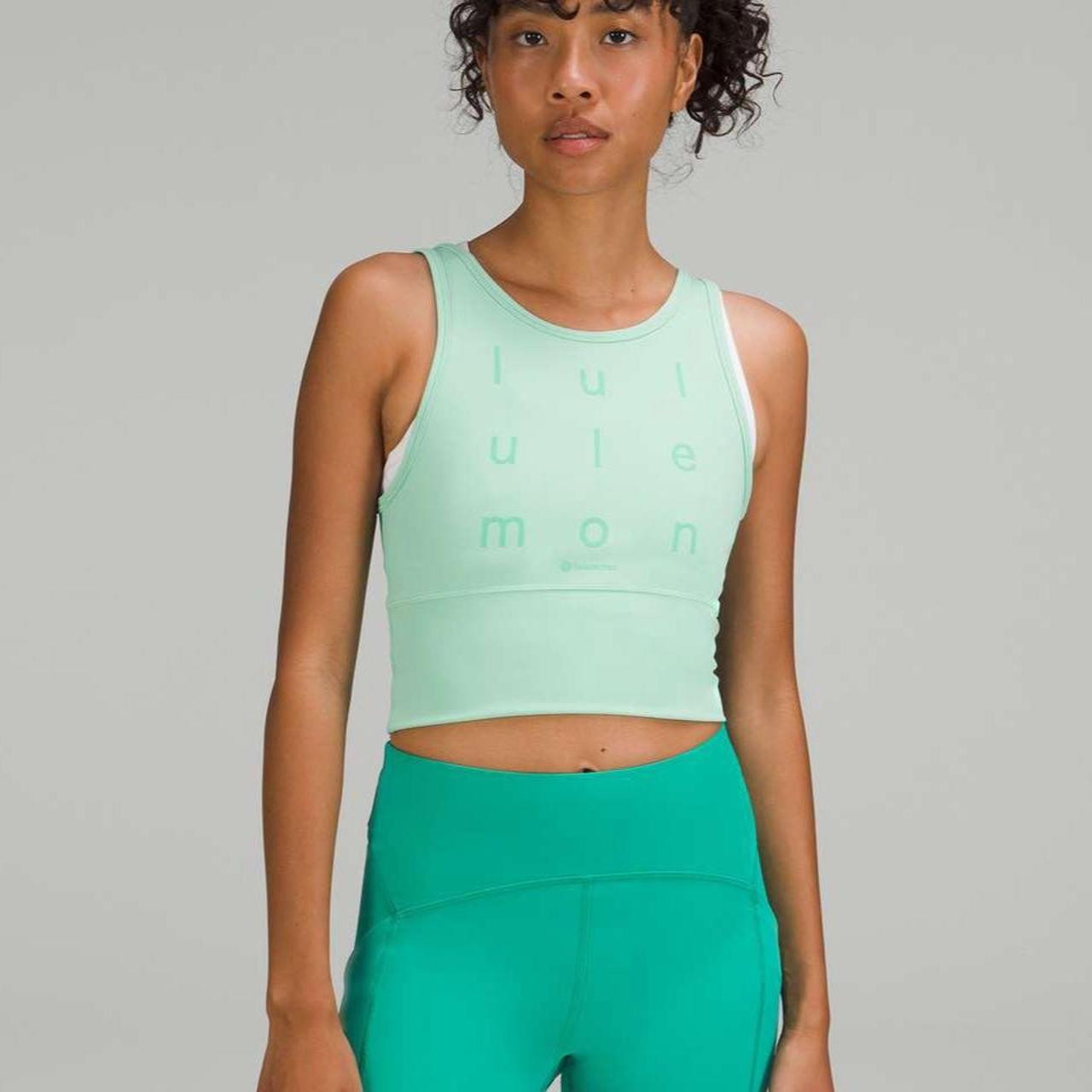 Lululemon Power Pivot Everlux Tank Top Size... | Depop | Depop US