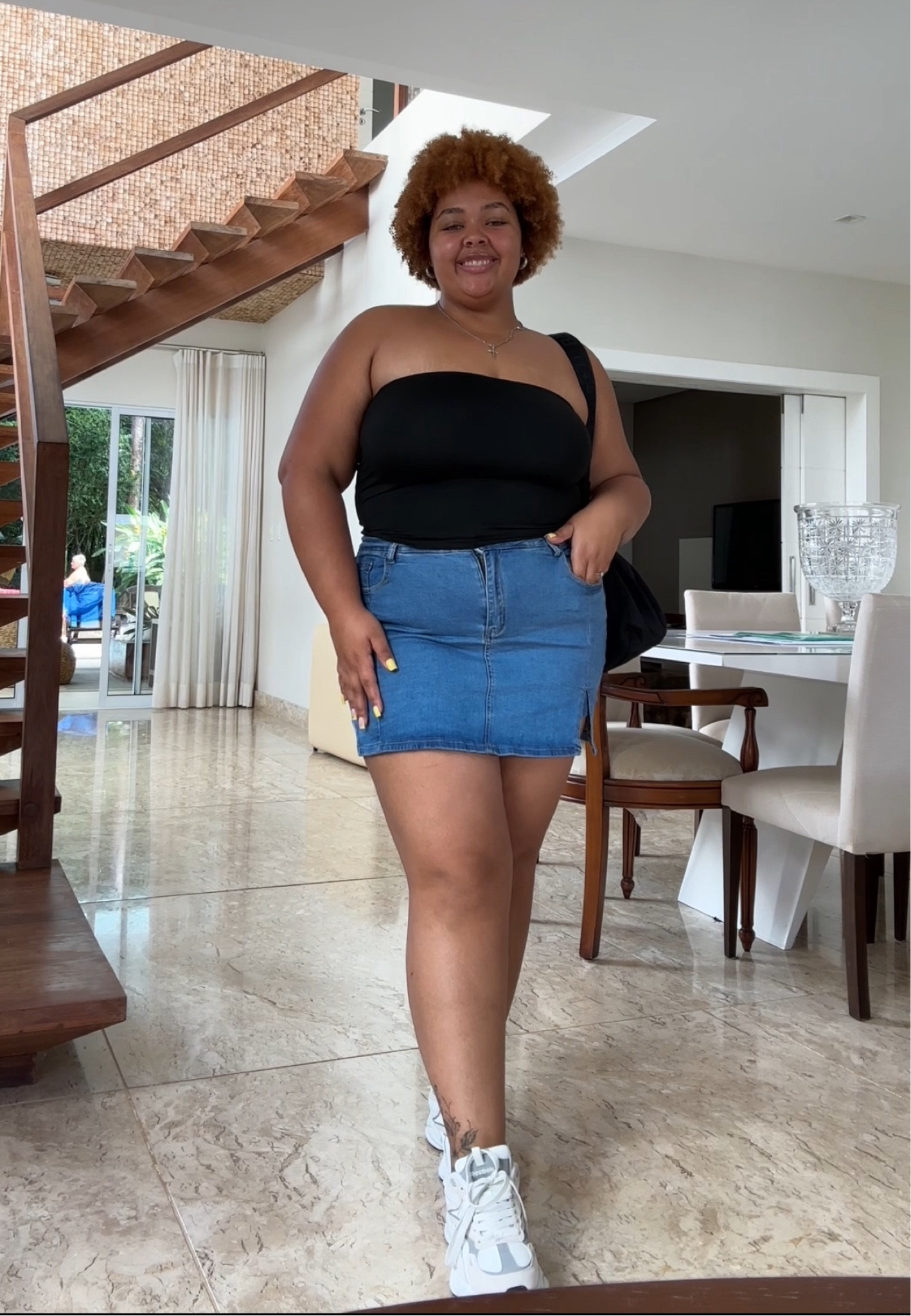 Wearing an XL in the tube top! Also an XL in the bottoms!
Shoes are Reebok! I couldn’t find the exact ones so I linked a similar one 🧡

#LTKMidsize #LTKPlusSize