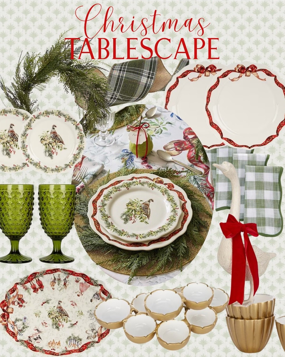 Christmas tablescape, Christmas dining room table decor, holiday decor 2025, Christmas decorations 2025, Christmas table, vintage Christmas, Southern Living decor

#LTKFindsUnder50 #LTKHome #LTKSeasonal