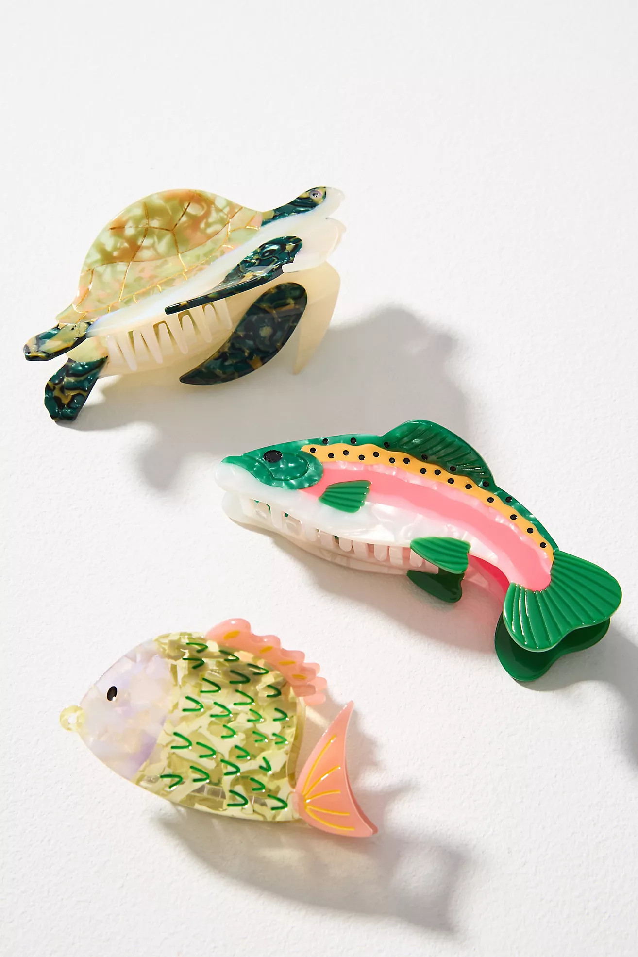 Fish Claw Clips, Set of 3 | Anthropologie (US)
