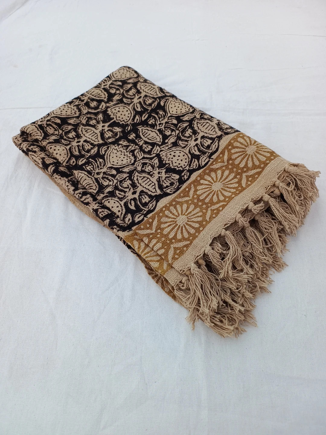 Handblock Throw and Cushion Cover Handmade Throw Handblock Print Throw Cotton Throw Sofa Décor R... | Etsy (US)