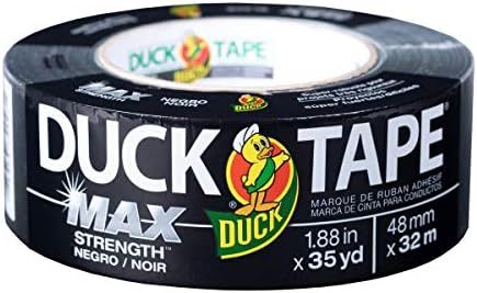 Duck Brand Max Strength Duct Tape, Black, 1-Roll Pack, 1.88 Inch x 35 Yards, 240867 | Amazon (US)