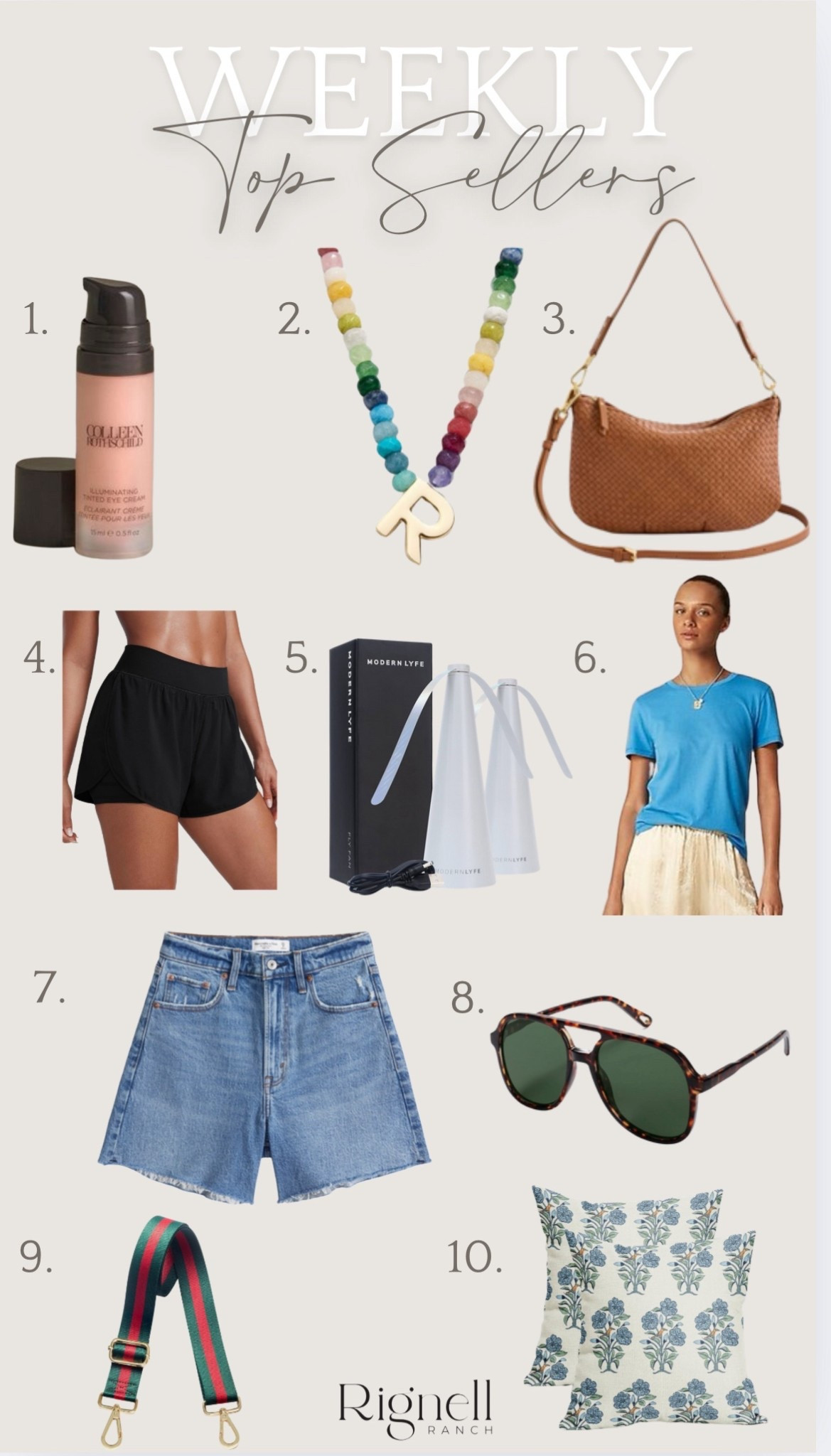 Top 10 weekly products July 28-Aug 3

#weeklytop10 #top10products #favoriteproducts

#LTKFindsUnder100 #LTKItBag #LTKFamily