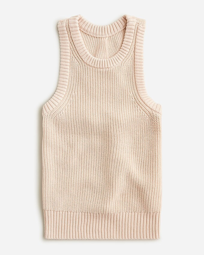 Cotton-blend cross-back tank top | J. Crew US