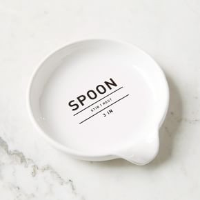 Utility Stoneware Spoon Rest | West Elm (US)