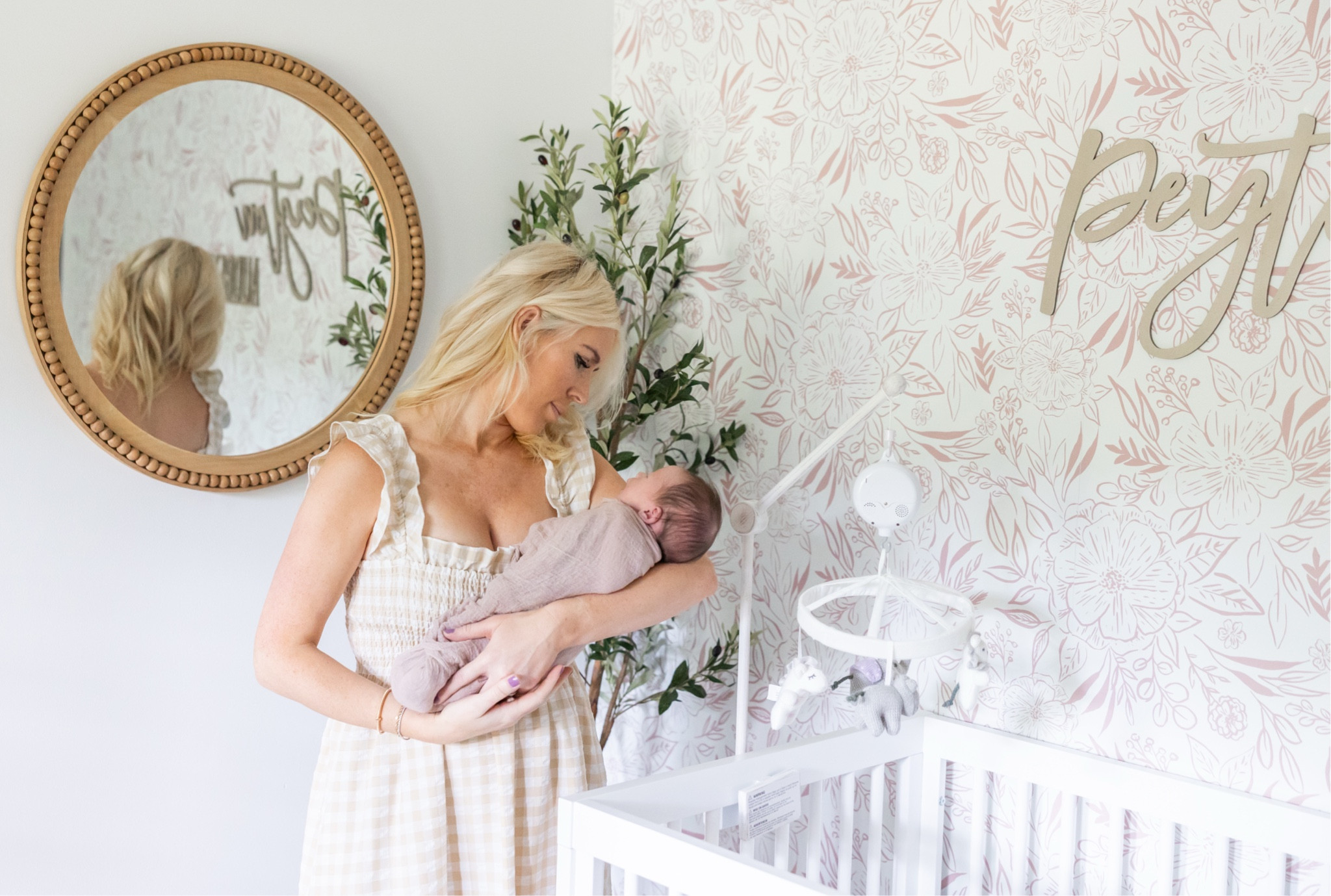 Newborn photoshoot and baby girl nursery inspiration, mother daughter photography 

#LTKBaby #LTKCyberWeek #LTKFamily