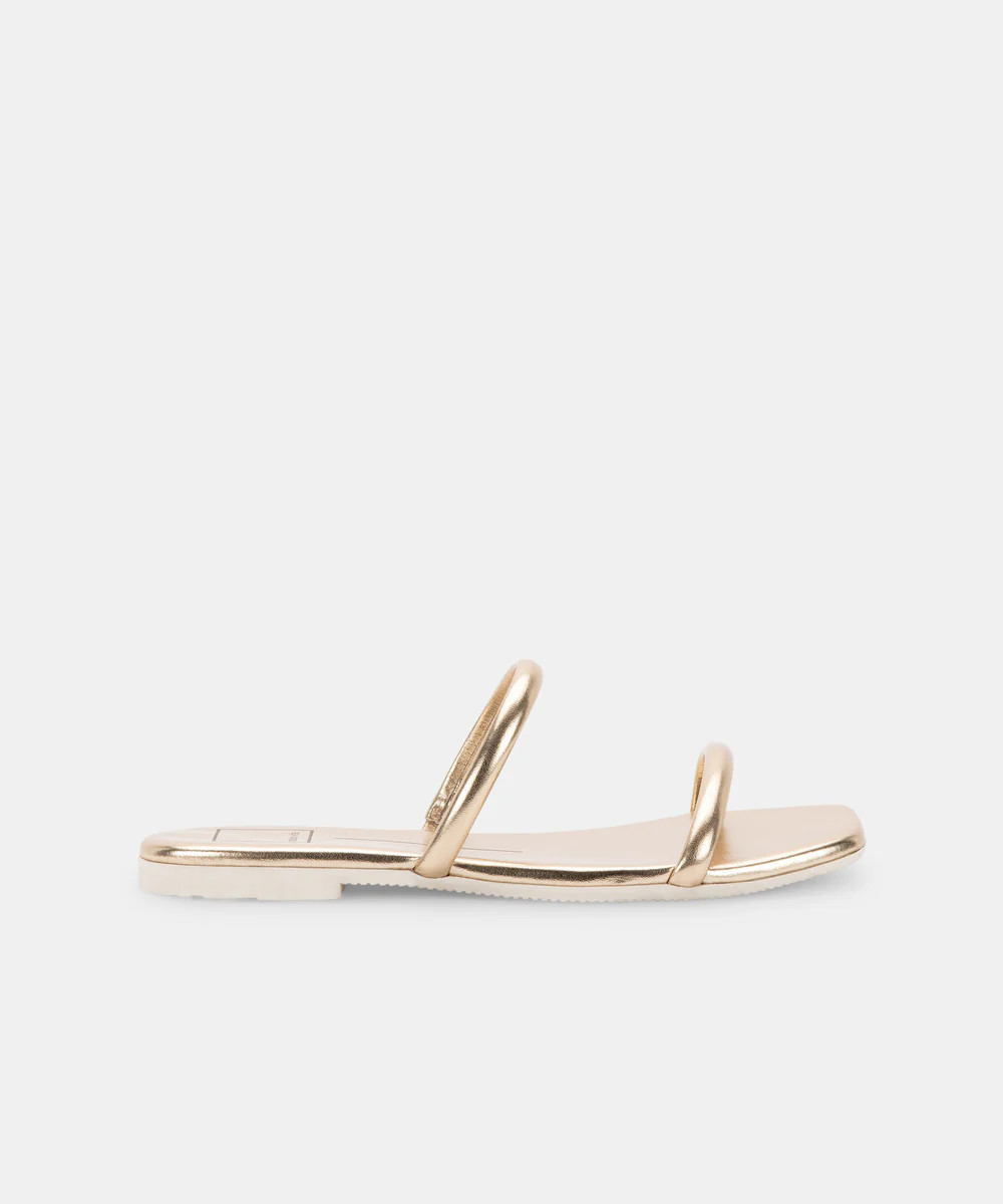 LESTER SANDALS ROSE GOLD METALLIC STELLA | DolceVita.com