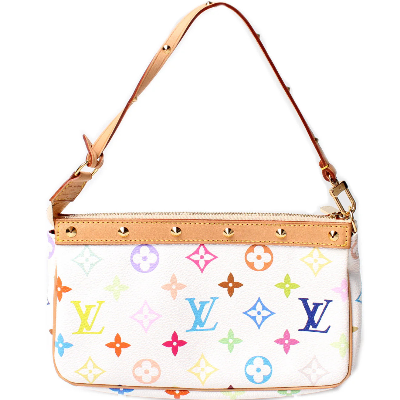 Pochette Accessories Multi Color Monogram | Keeks Designer Handbags
