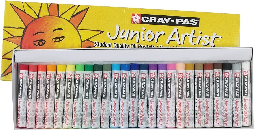 SAKURA Cray-Pas Junior Artist Soft Oil Pastels for Kids & Artists - 25 Color Set | Amazon (US)