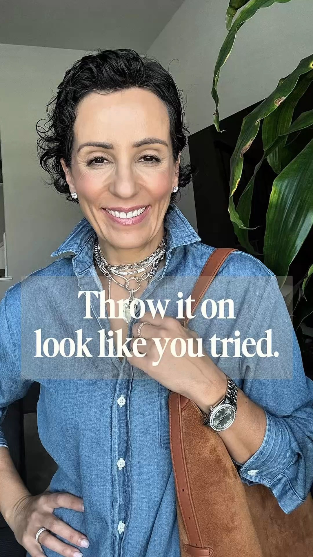 Comment Shop and I will send the links. Throw it on. Look like you tried. 😉
This is exactly why I'm so intentional about the pieces I add to my wardrobe.
The simplest denim shirt dress, yet I feel put together, comfortable, and effortlessly cool. It's one of those versatile wardrobe staples that works now with sandals and sneakers, then transitions beautifully into fall with boots and a jacket.
When you choose the right pieces for your lifestyle, getting dressed becomes easy. No overthinking. No closet frustration. Just grab it, throw it on, and go live your life.
That's the beauty of building a timeless wardrobe—every piece earns its place.
And let's be honest... Miss Sadie definitely steals the show at the end. 🐶🤍
#DenimDress #ShirtDress #EverydayStyle #CasualChic #TimelessStyle #WardrobeStaples #CapsuleWardrobe #TransitionalStyle #FallTransition #StyleOver50 #WomenOver50 #FashionOver50 #ClassicStyle #WardrobeStylist #PersonalStylist #EffortlessStyle #LifestyleFashion #DailyOutfit #OOTD #StyleWithEugenia

#LTKgrwm #LTKdayinmylife #LTKOver40
