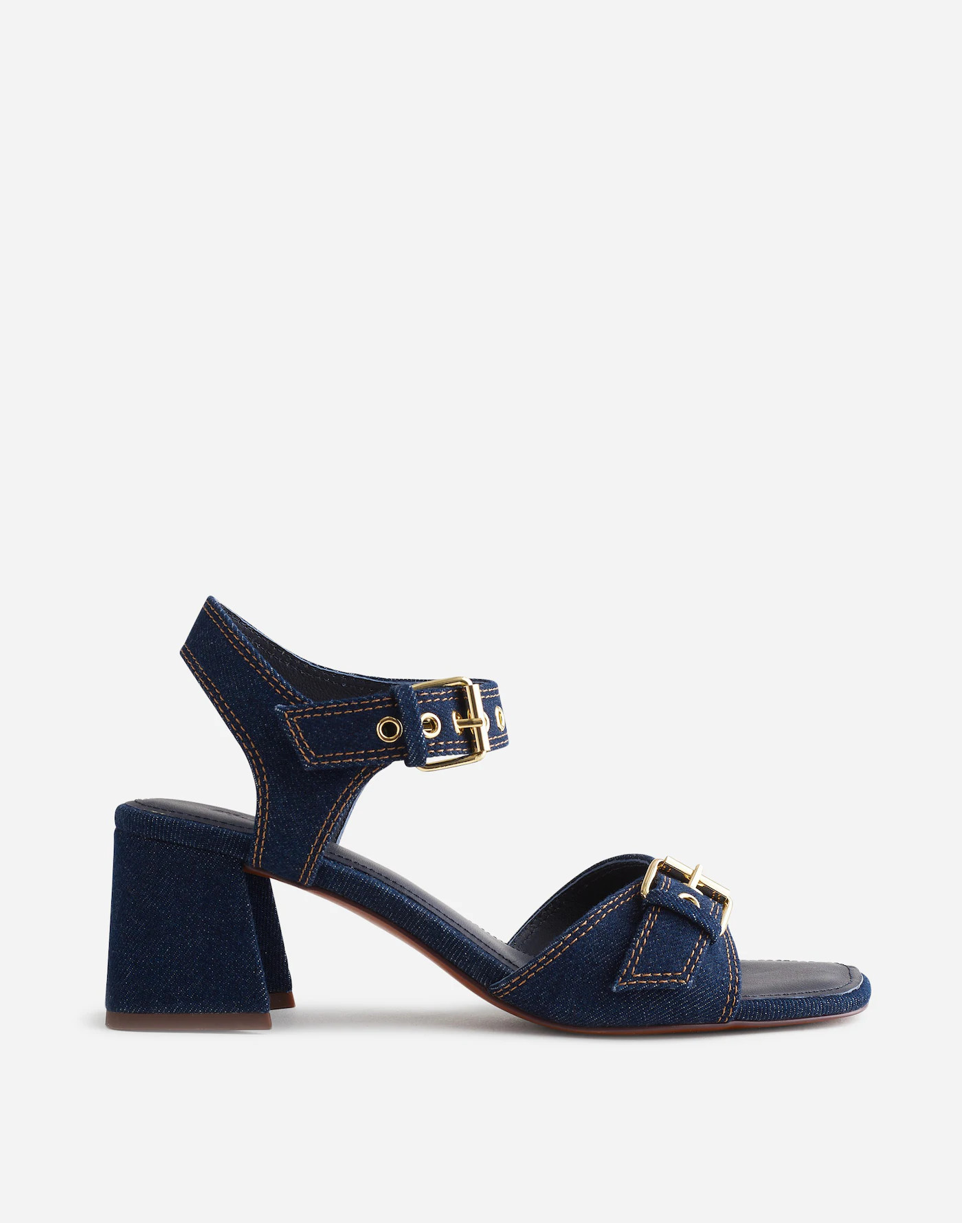 The Neeka Ankle-Strap Heeled Sandal | Madewell