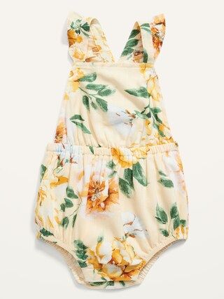 Sleeveless Floral Bubble One-Piece for Baby | Old Navy (US)