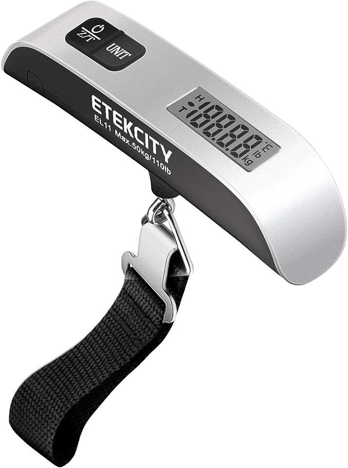 Etekcity Digital Hanging Luggage Scale, Portable Handheld Baggage Scale for Travel, Suitcase Scal... | Amazon (US)