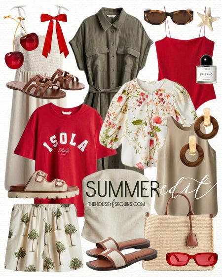 Shop these H&M Summer Outfit and Resortwear finds! Vacation outfit,  Safari Shirt dress, graphic tee shirt, corset tube top, silk tank, linen shorts, linen shirt, bodysuit, midi dress, sundress, straw tote bag and more! 

Follow my shop @thehouseofsequins on the @shop.LTK app to shop this post and get my exclusive app-only content!

#liketkit #LTKShoeCrush #LTKFindsUnder50 #LTKTravel
@shop.ltk
https://liketk.it/4HszT