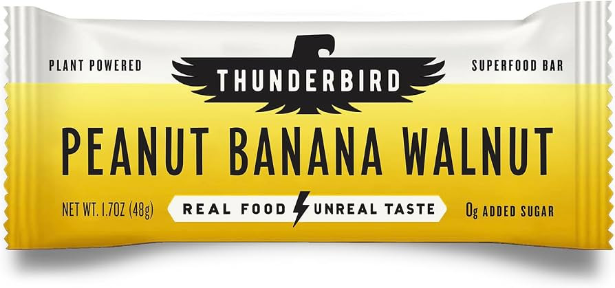 Thunderbird Bars Energy Snack, Gluten-Free with Protein, Healthy Real Food, Vegan Non-GMO, No Add... | Amazon (US)