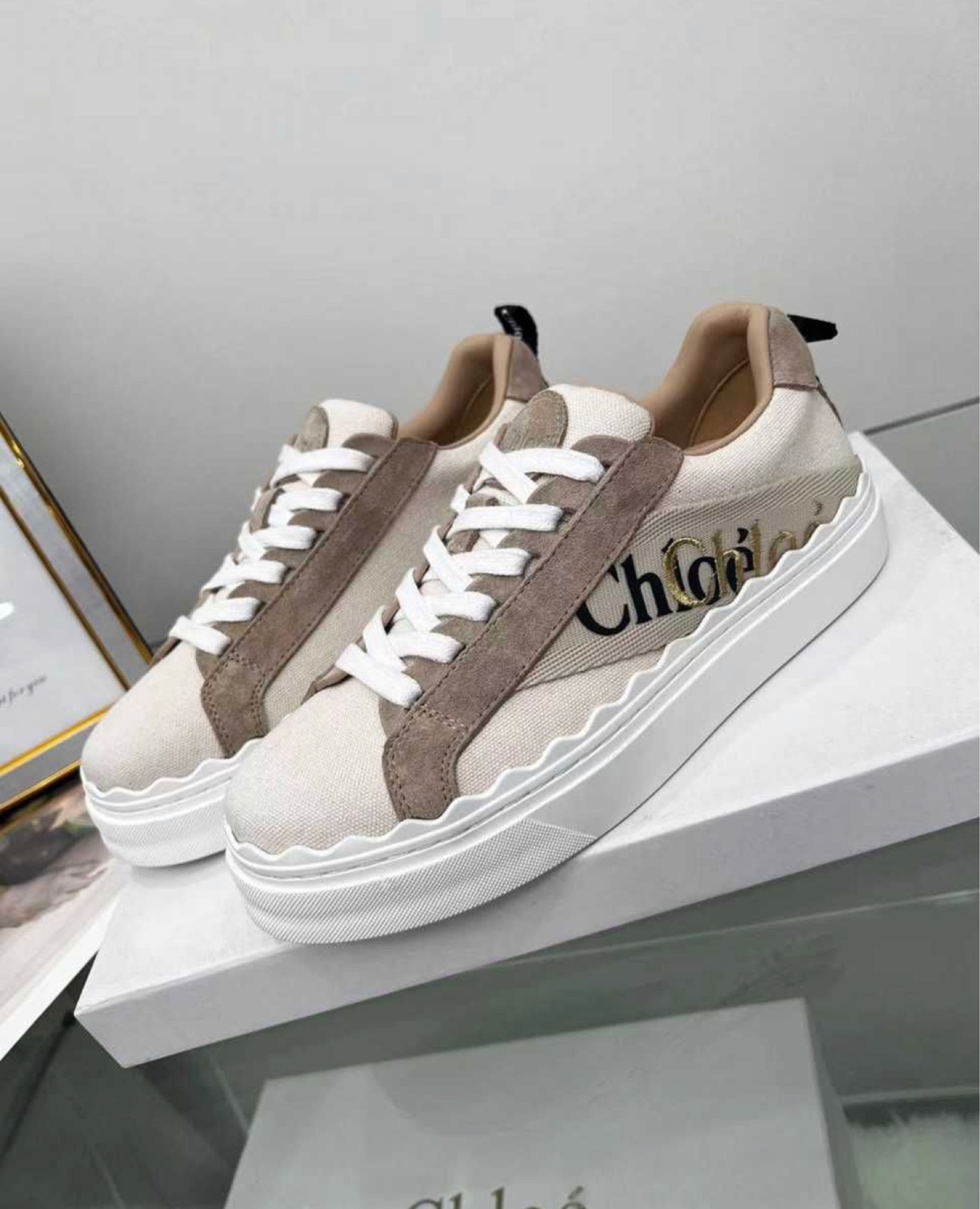 Dupe Chloe Designer Sneakers … curated on LTK