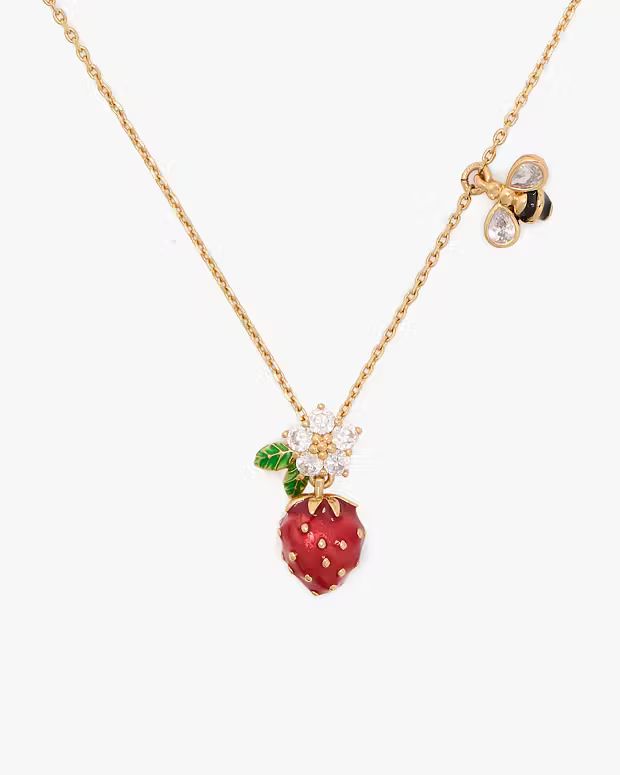 Strawberry Fields Mini Pendant | Kate Spade Outlet