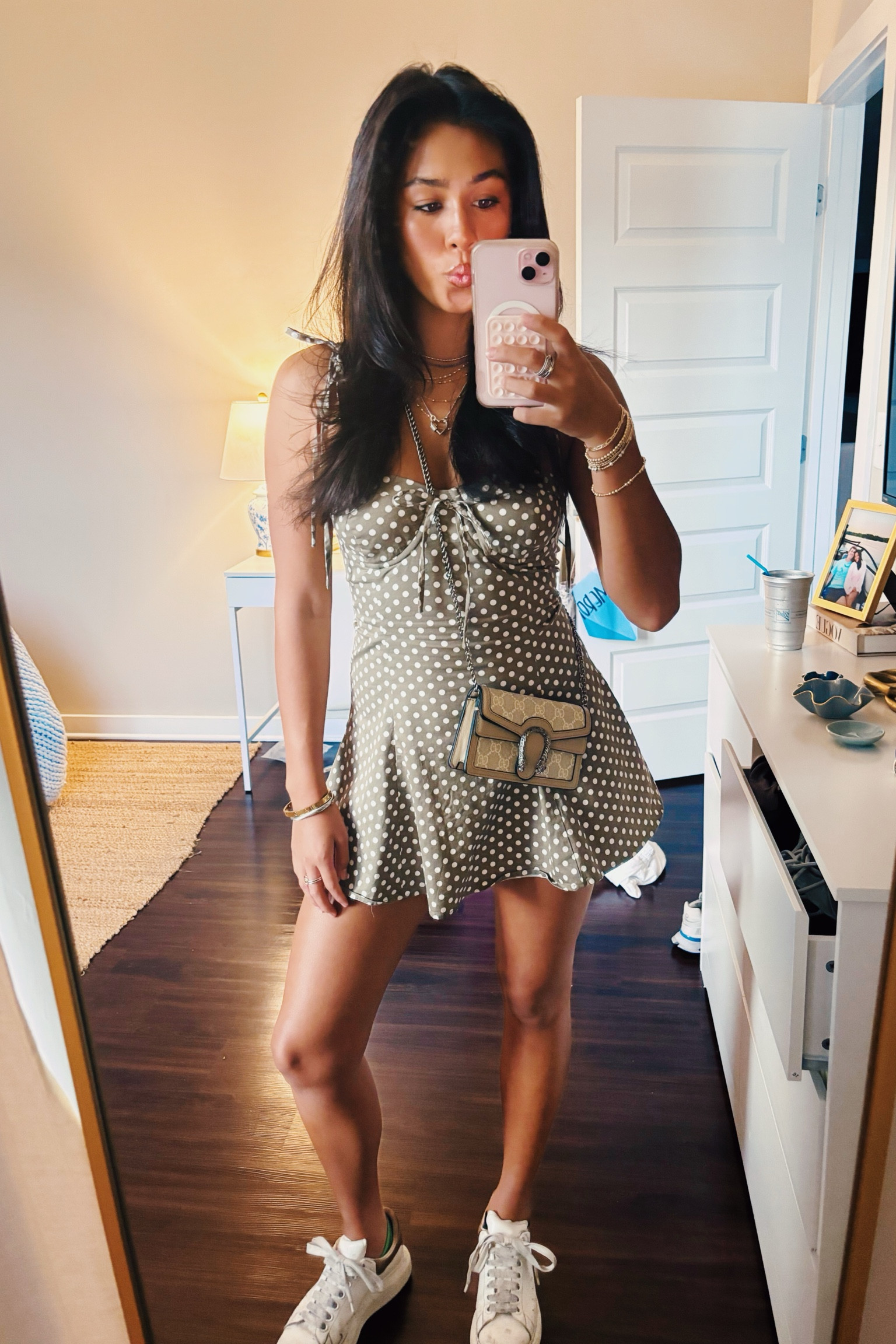 Easy revolve throw on minis for a night out 
