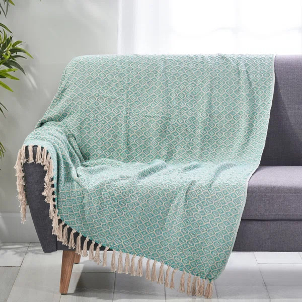 Susan Boho Cotton Throw Blanket | Wayfair North America