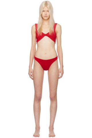 Red Juno Bikini | SSENSE