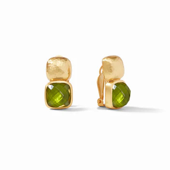 Catalina Clip-On Gold Earrings | Julie Vos | Julie Vos