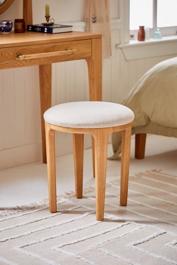 Linnea Vanity Stool | Urban Outfitters (US and RoW)