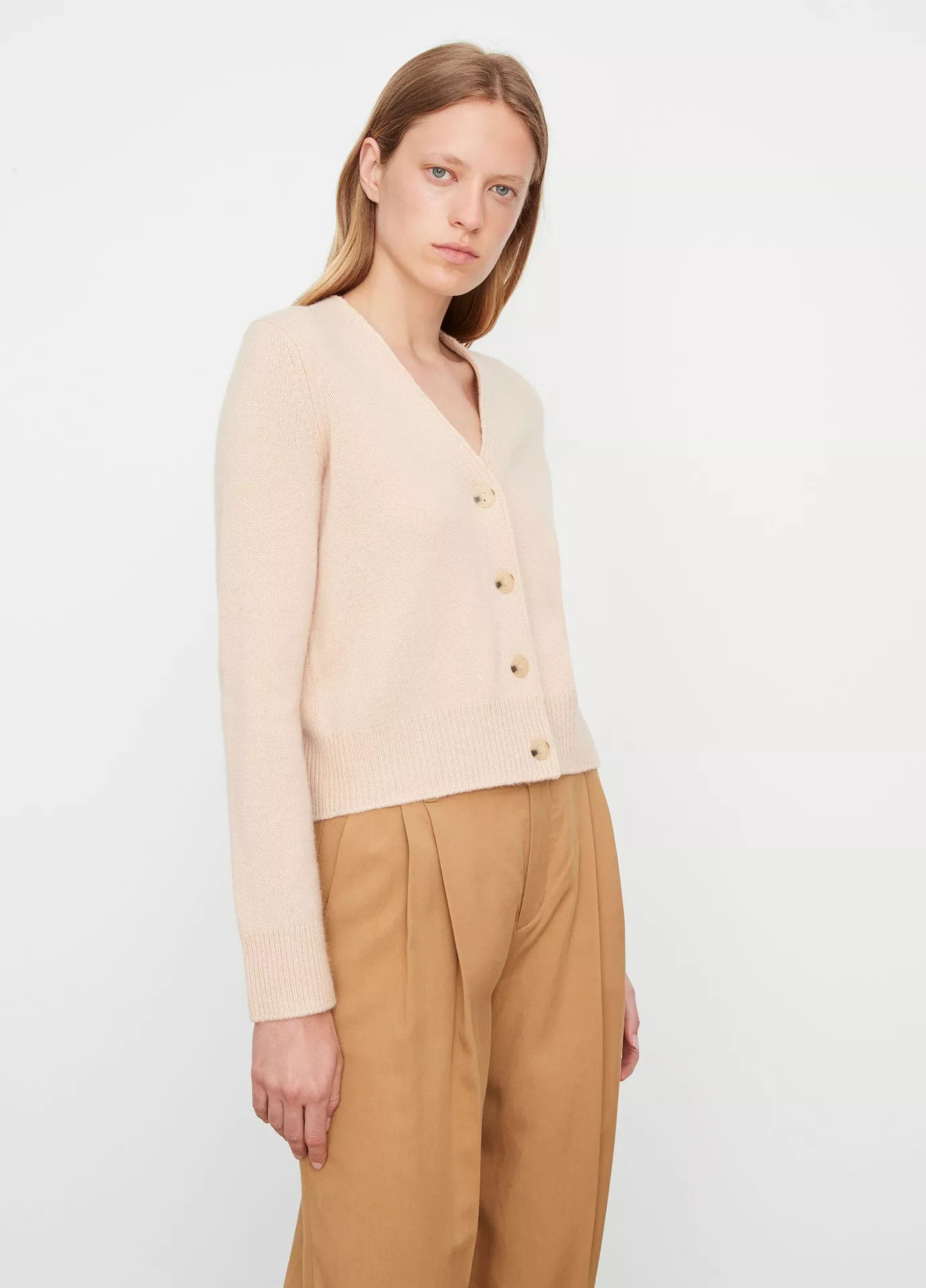 Cashmere Flat-Placket Cardigan | Vince LLC