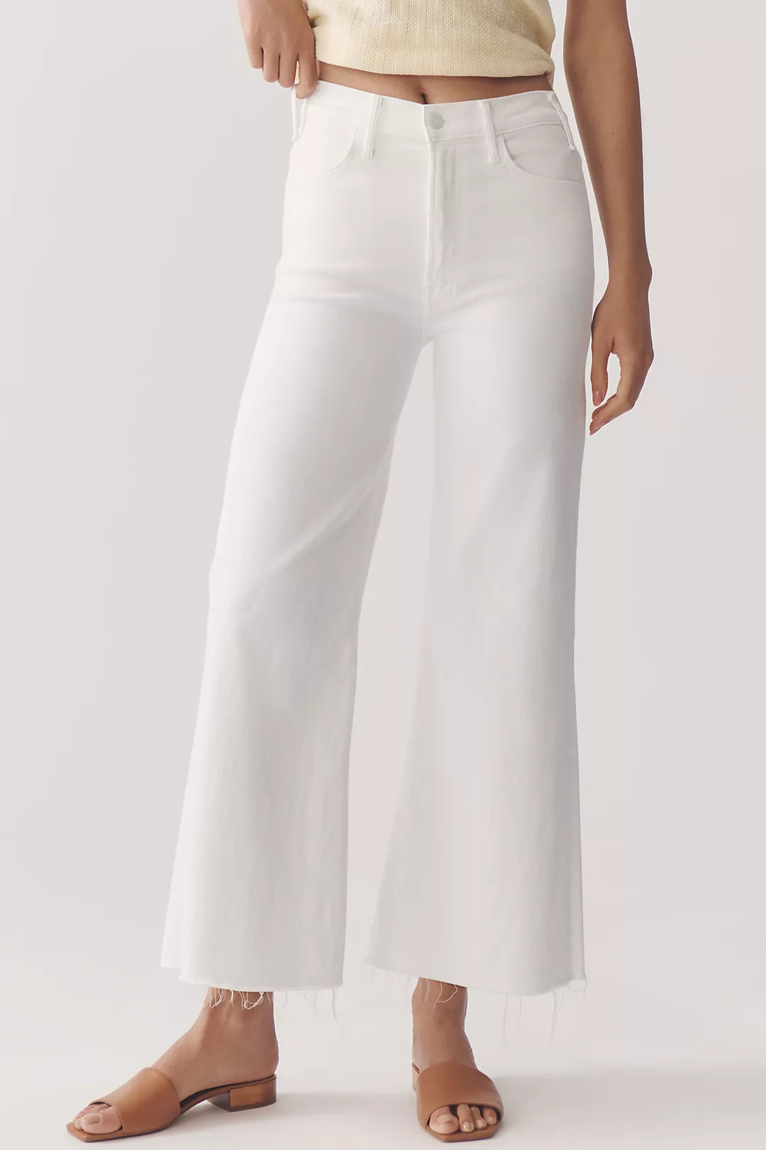 MOTHER The Hustler Roller High-Rise Ankle Jeans | Anthropologie (US)