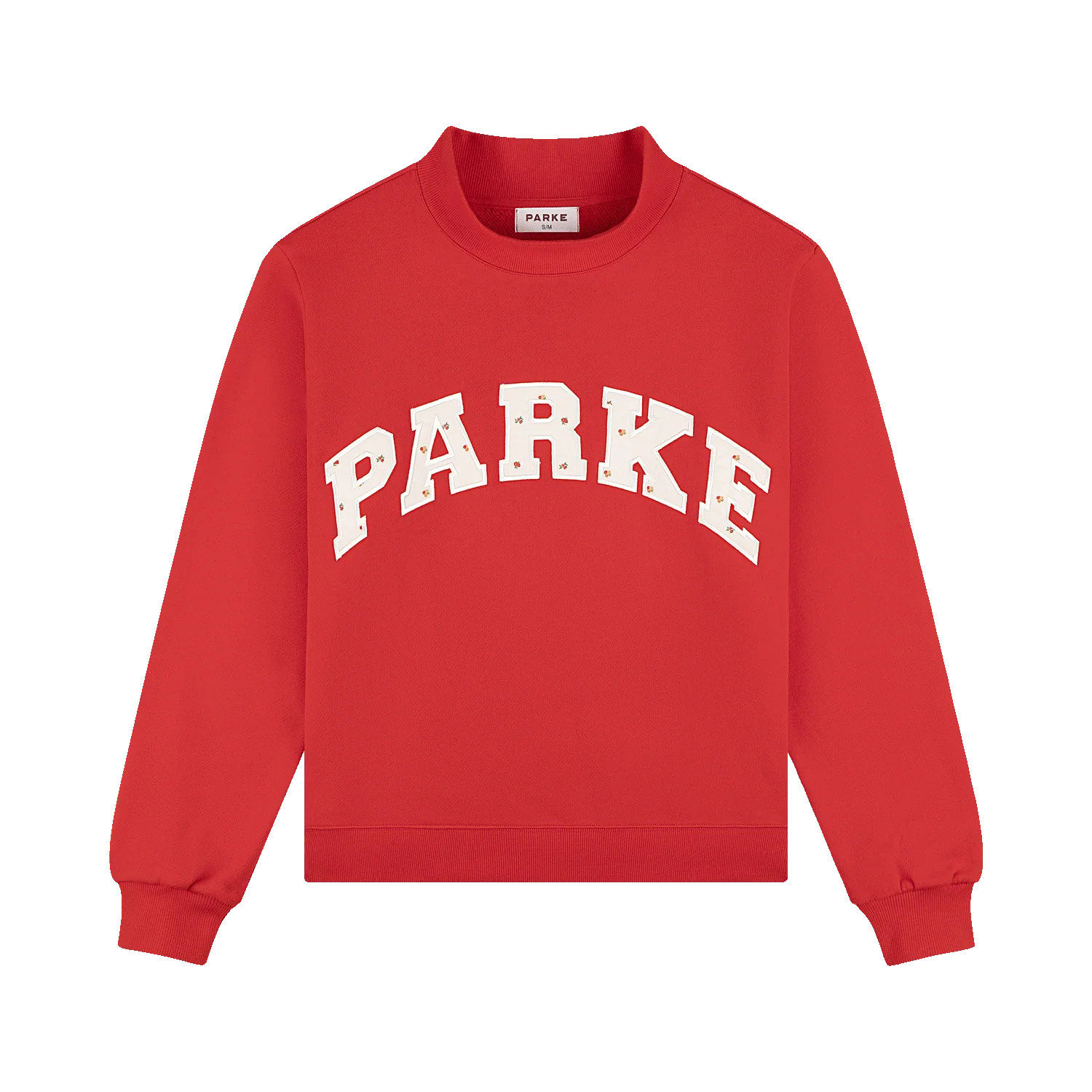 Varsity Mockneck - Ruby + Sunset Floral | Parke