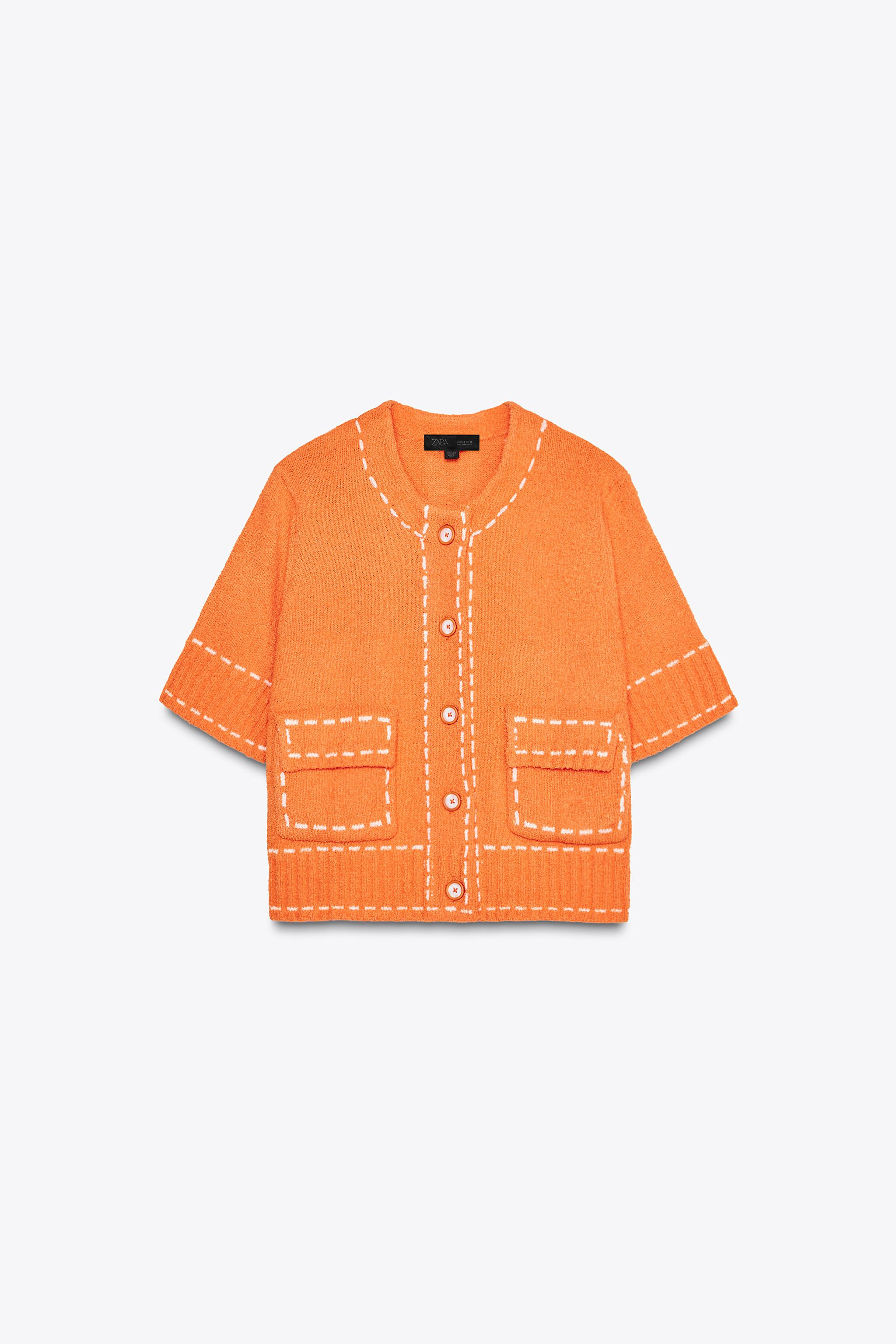 TOPSTITCH CARDIGAN | Zara US