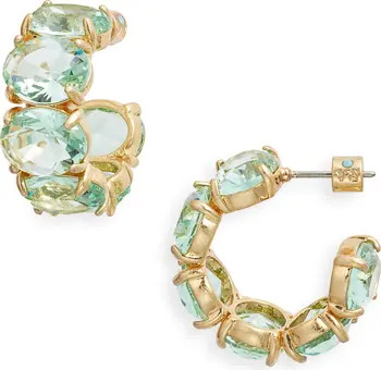 The Royals Crystal Hoop Earrings | Nordstrom