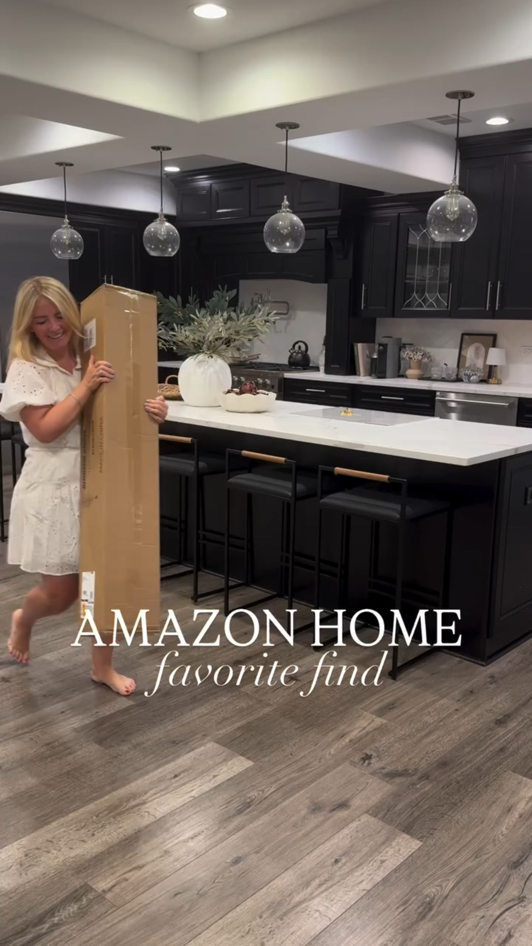 Amazon home find!  I love a good Amazon home look for less find and this 7ft shady lady that looks just like the designer version! I fluffed the branches a little, styled in this concrete like planter and love the minimal look!  

#amazonhome #neutralhomedecor #fauxplants #founditonamazon #affordablehomedecor #kitchen #counterstools 

#LTKHome #LTKSeasonal #LTKSaleAlert