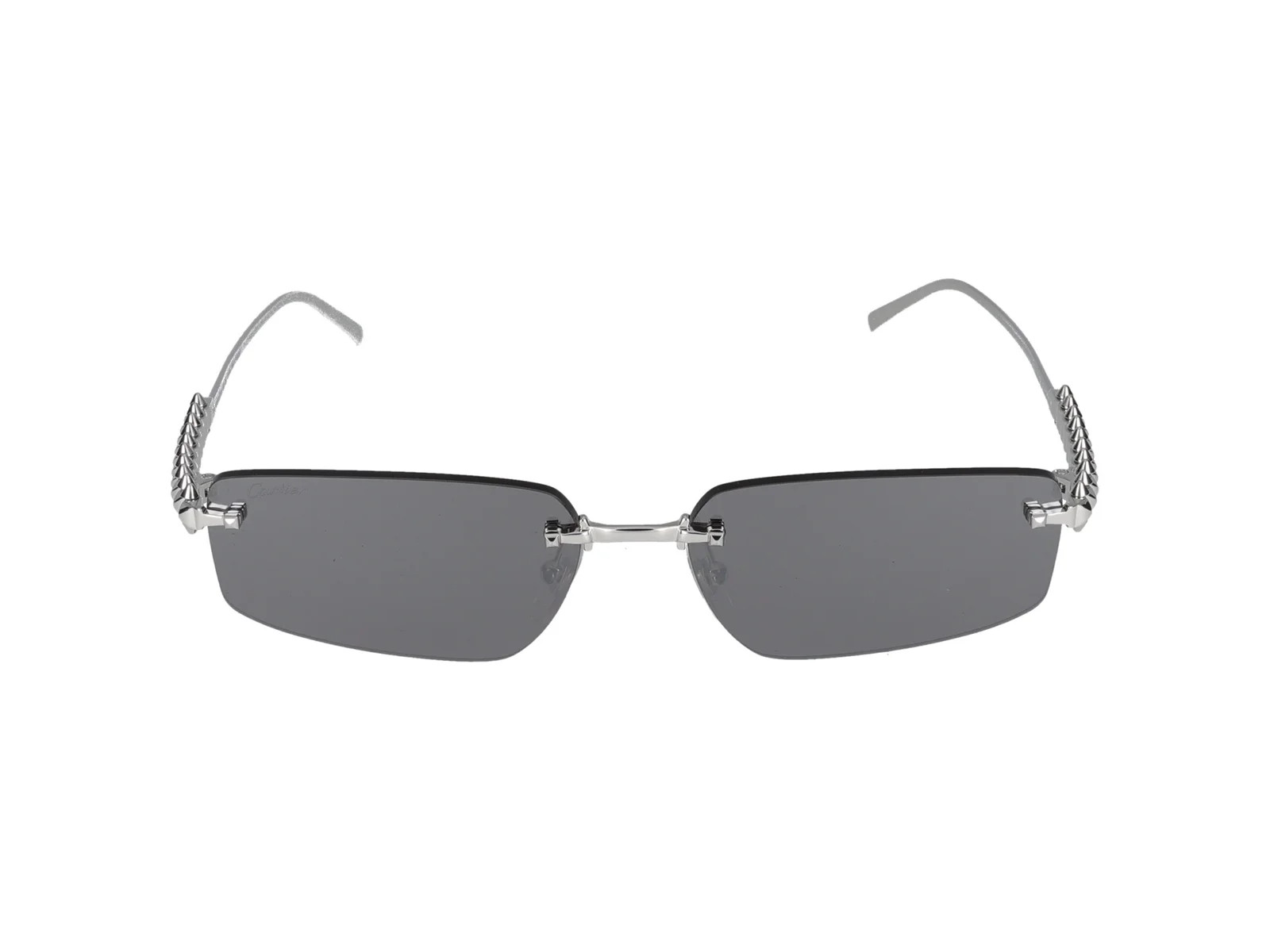 Cartier Rectangle-Frame Sunglasses | Cettire Global