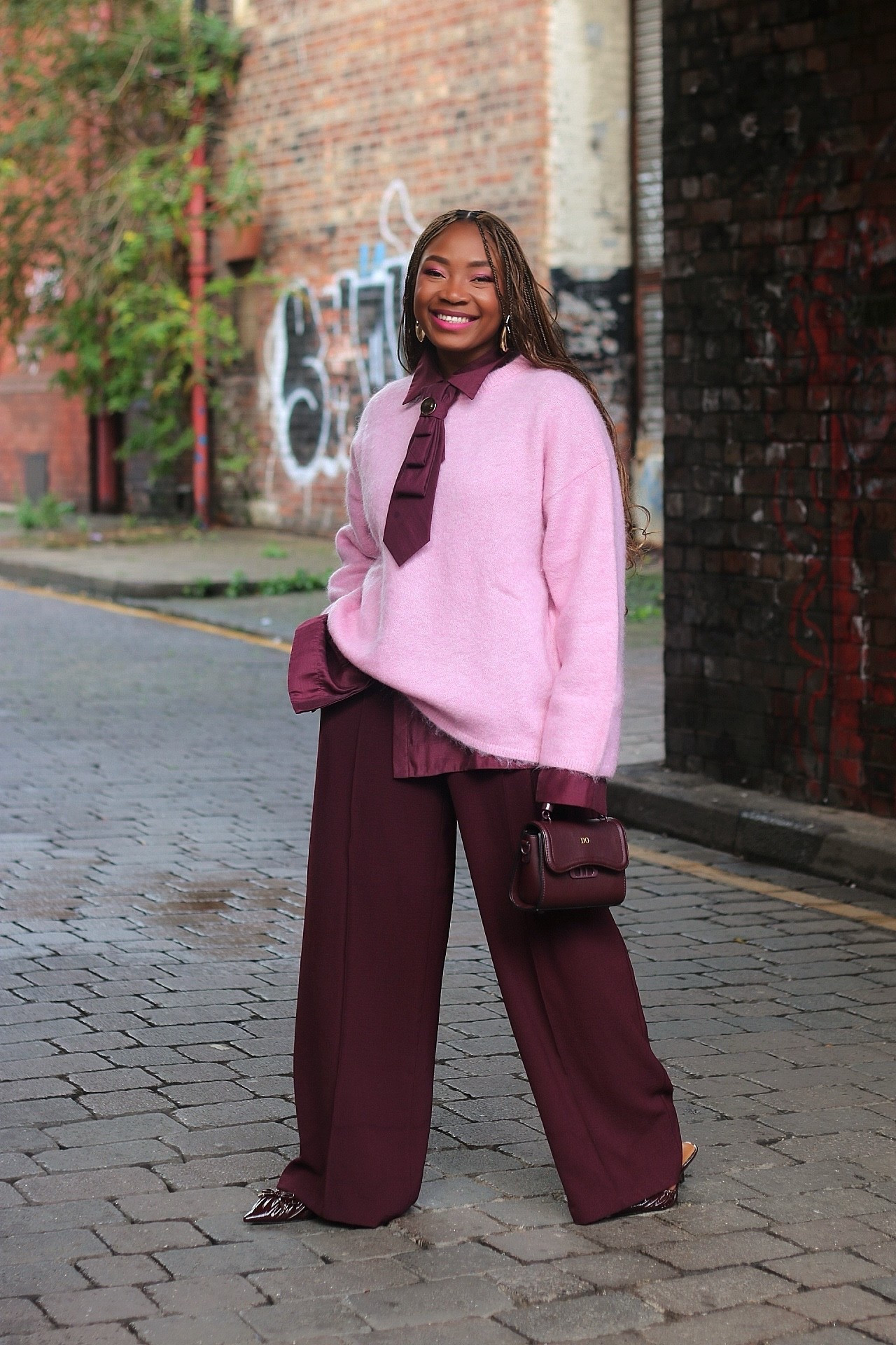 Rich burgundy hues and a pop of pink 💗🍁

#LTKworkwear #LTKautumn #LTKstyletip