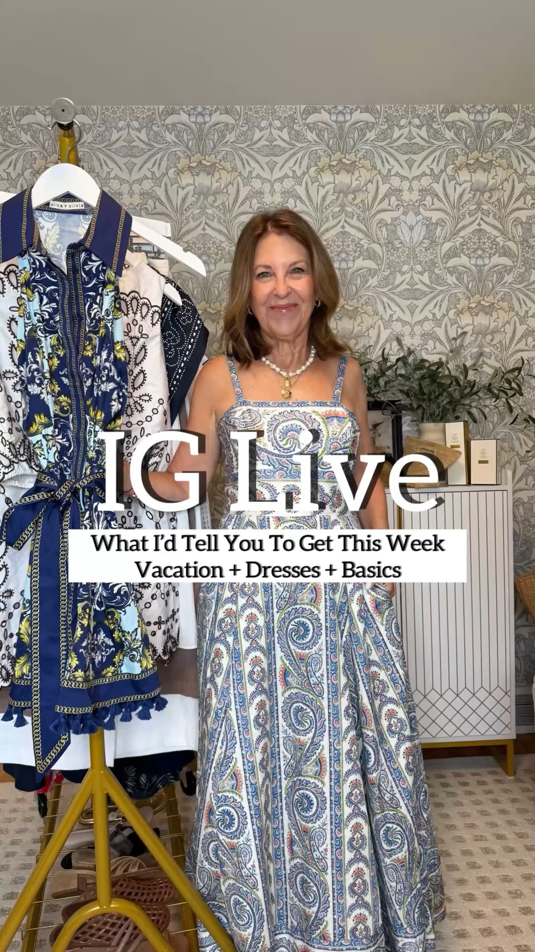 Today's IG Live, I'm sharing travel outfits, basics, and many dresses. 

I'm 66, a former Nordstrom VIP Stylist. Grandmother and world traveler.  These are pieces I love wearing.  

I'm 5’2 and wear a 25/26, 0/2, Xs/s. 

#LTKTravel #LTKOver40 #LTKSeasonal