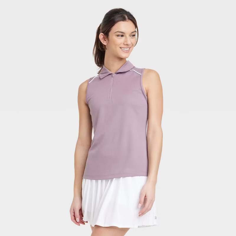 Women's Polo Tank Top - All in Motion™ | Target